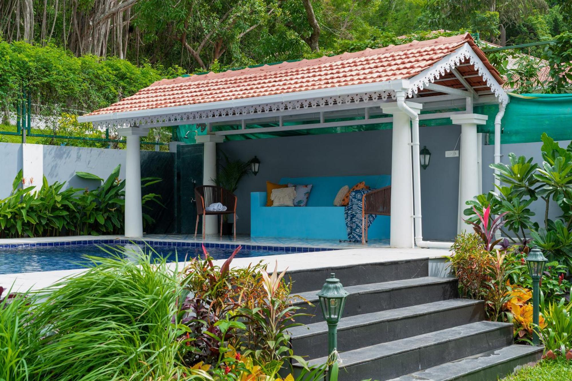 Elivaas 5 Bhk With Pvt Pool, Entertainment Room & Glass House - Bludoor Marmagao Luaran gambar